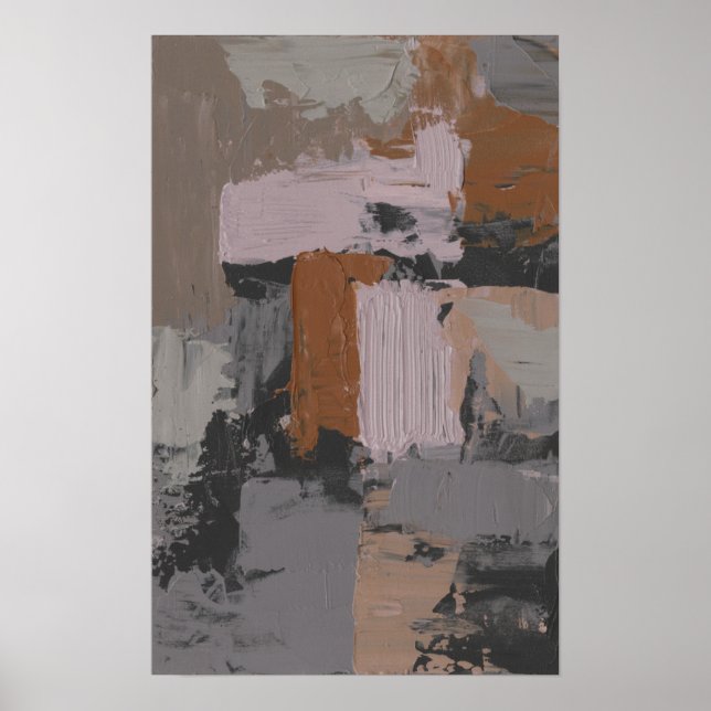 Impasto Abstrakt I Poster (Vorne)