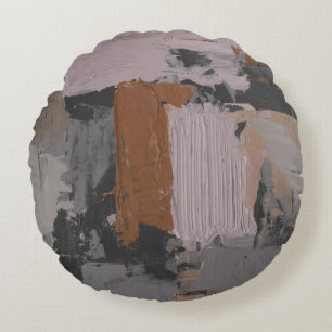Impasto abstraktes I Rundes Kissen