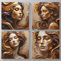 Impasto Art of Women