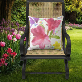 Impasto Blume Kissen Für Draußen