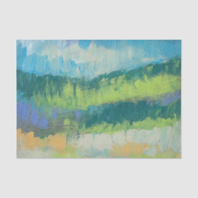 Impasto Feld II Seidenpapier (Vorderseite)