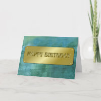 Impasto-Happy Geburtstagskarte