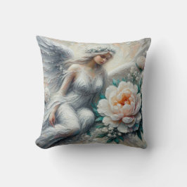 Impasto Imitats Relief Angel Art Throw Kissen