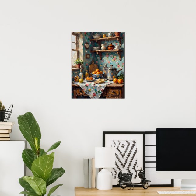 Impasto Kitchen Corner Poster (Heimbüro)