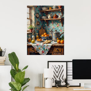 Impasto Kitchen Corner Poster