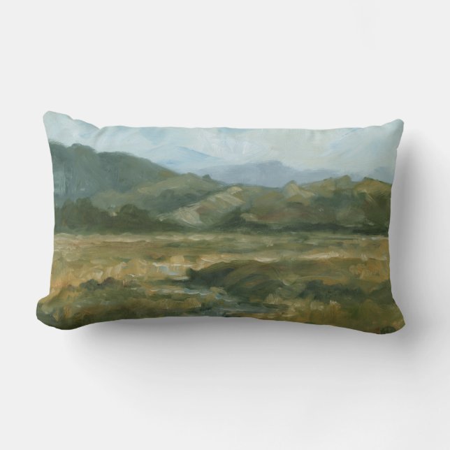 Impasto Landschaft III Lendenkissen (Vorderseite)