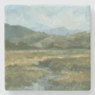 Impasto Landschaft III Steinuntersetzer