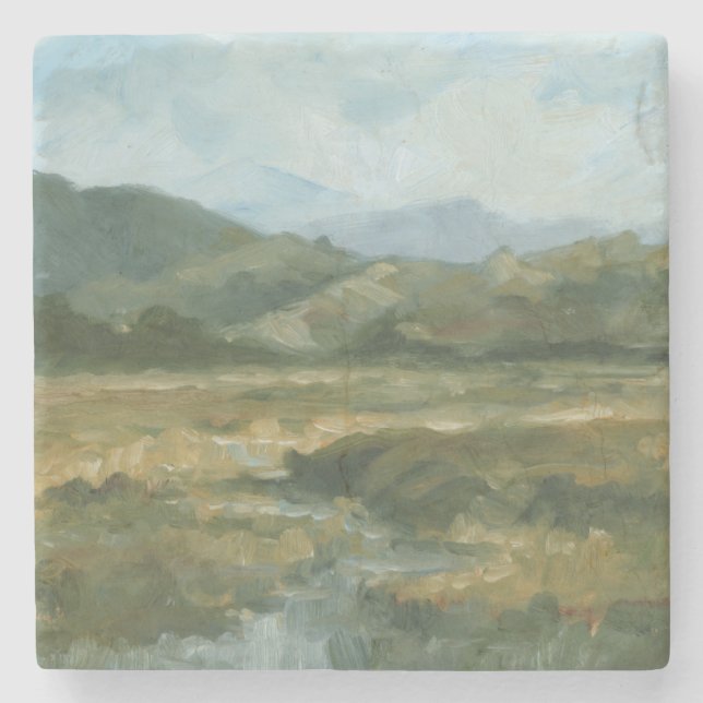 Impasto Landschaft III Steinuntersetzer (Vorderseite)