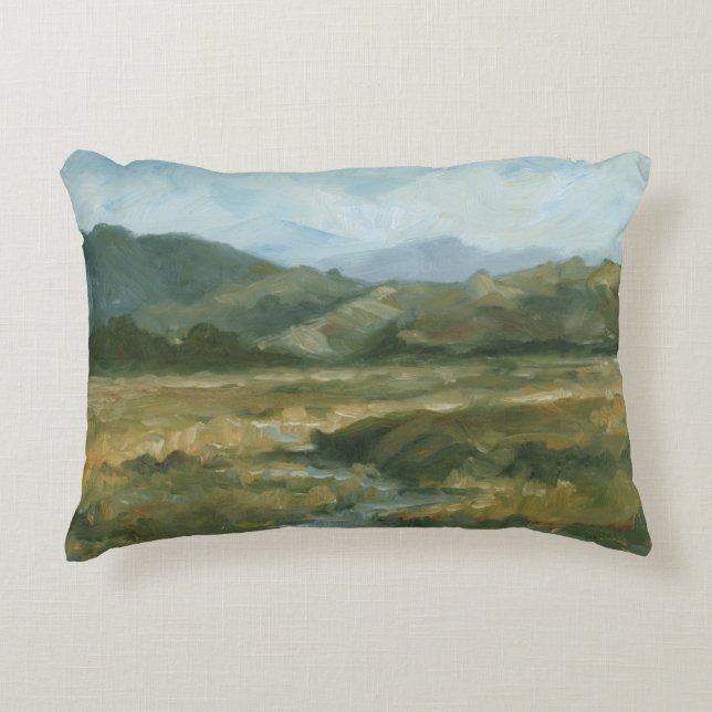 Impasto Landschaft III Zierkissen (Vorderseite)