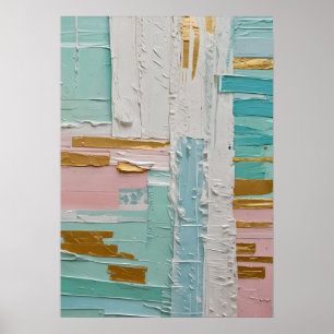 Impasto Pastell Horizont Poster