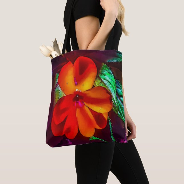 Impatiens-Blume Tasche (Von Nahem)