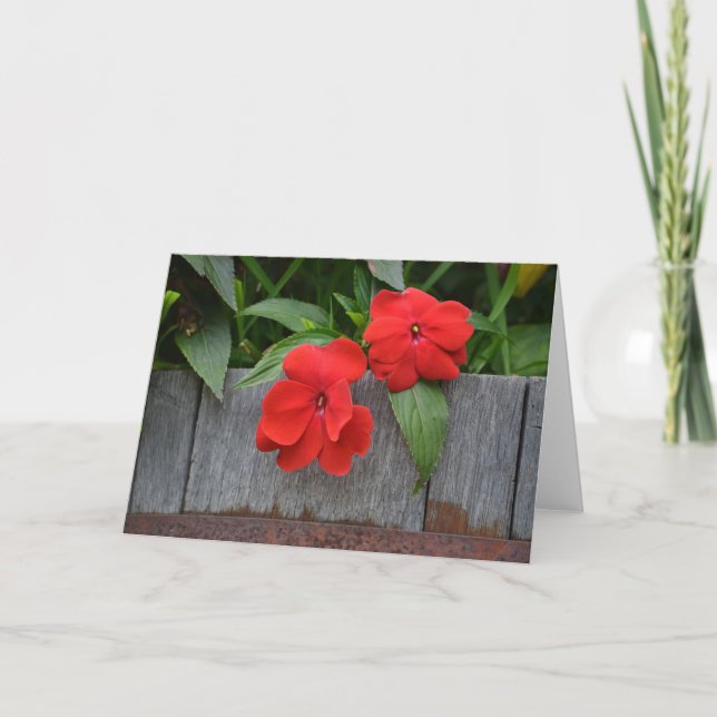 Impatiens Carte pour notes (Devant)