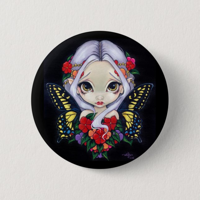 "Impatiens Fee-" Knopf Button (Vorderseite)