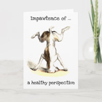 Impawtance d'une carte de voeux saine perspective