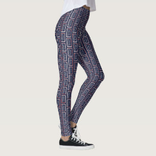 Impeach Anti-Trump Vertikal Repetiermuster Leggings