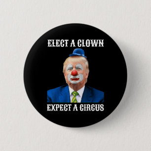Impeach AntiTrump wählen einen Clown erwarten eine Button