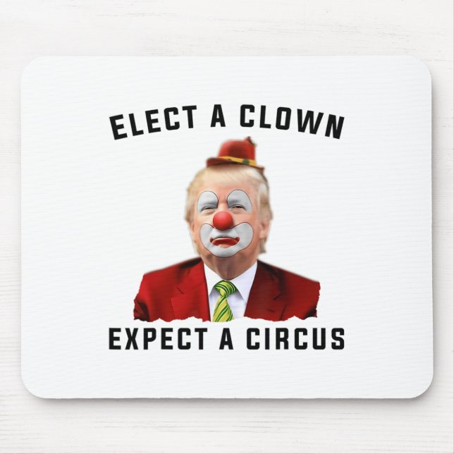 Impeach AntiTrump wählen einen Clown erwarten eine Mousepad (Vorne)