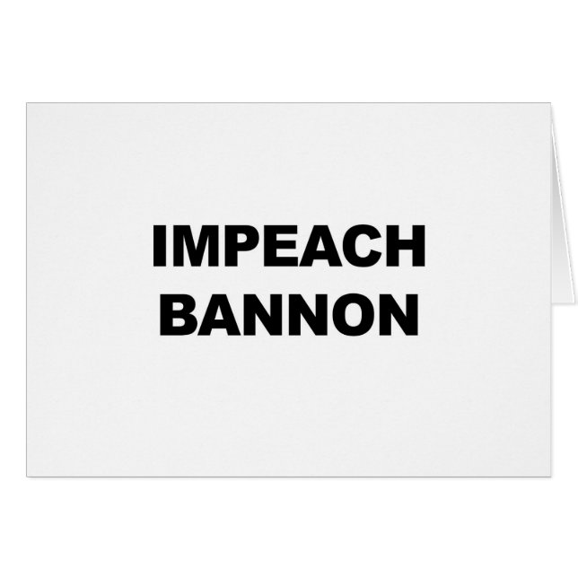IMPEACH BANNON (Vorderseite (Horizontal))