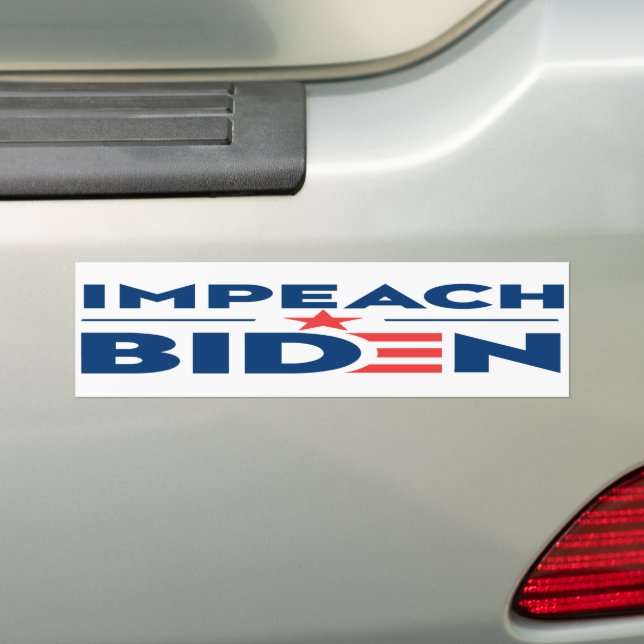 Impeach Biden Anti Joe Biden Autoaufkleber (Auf Auto)