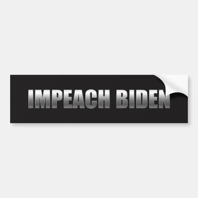 Impeach Biden Autoaufkleber (Vorne)