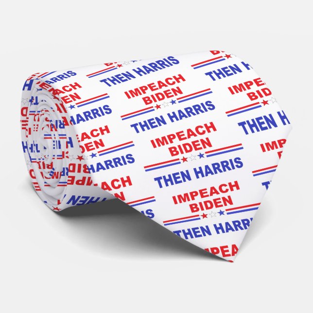 Impeach Biden Dann Harris Krawatte (Gerollt)