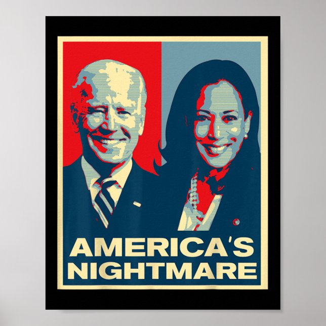 Impeach Biden Harris Now Anti Joe Biden Poster (Vorne)