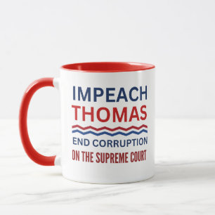 Impeach Clarence Thomas Oberster Gerichtshof Tasse