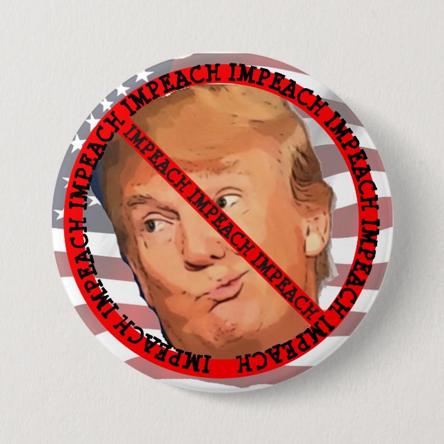 Impeach Donald Trump Button (Vorderseite)