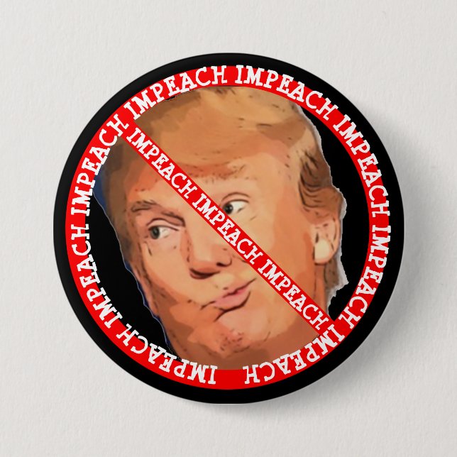 Impeach Donald Trump Button (Vorderseite)