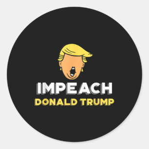 Impeach Donald Trump - Nicht mein Präsident Funny Runder Aufkleber