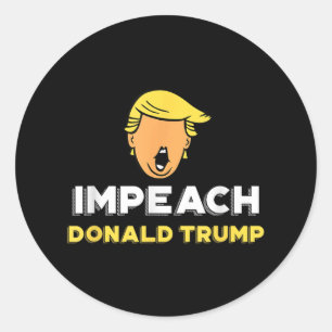 Impeach Donald Trump - Nicht mein Präsident Funny Runder Aufkleber
