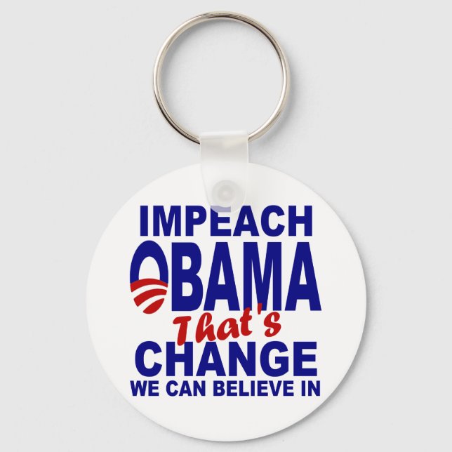Impeach Obama Schlüsselanhänger (Vorderseite)