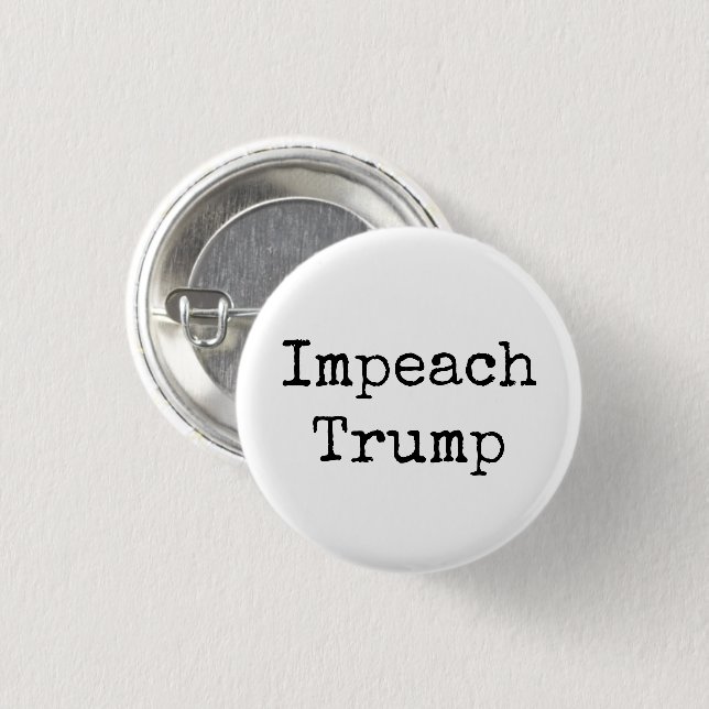 "Impeach Trump" Button (Vorne & Hinten)