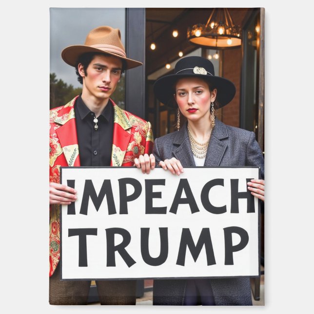 Impeach Trump Magnet (Vorderseite)