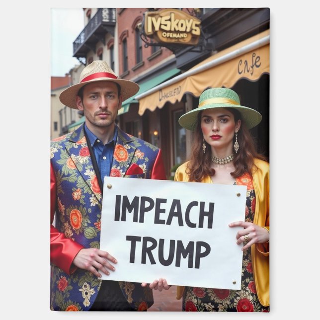 Impeach Trump Magnet (Vorderseite)
