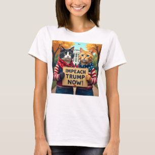 Impeach Trump Now Cats T-Shirt