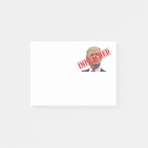 impeached post-it klebezettel
