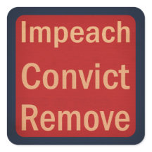 Impeachment Verurteilung Entfernung im Stil der 19