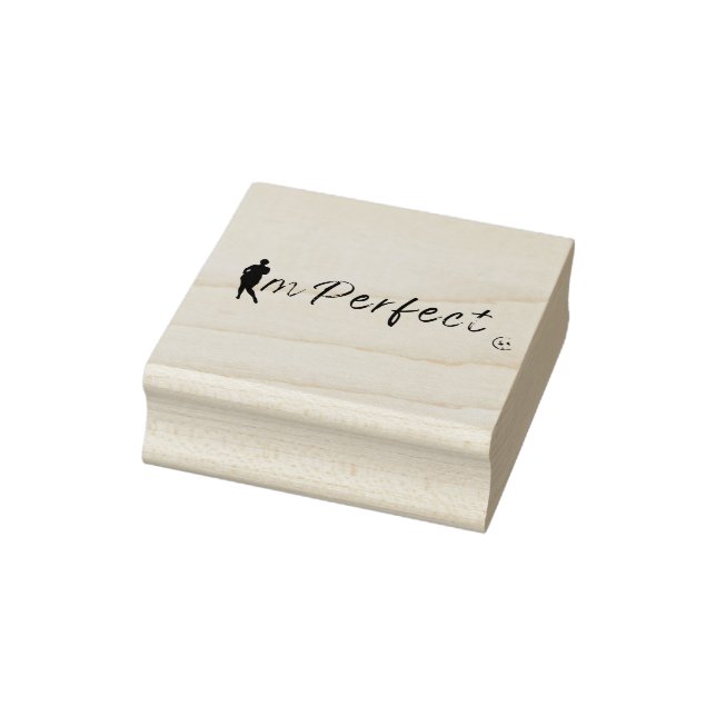ImPerfect Wood Art Briefmarke Gummistempel (Stempel)