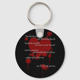 Imperfekt perfekter Schlüsselanhänger