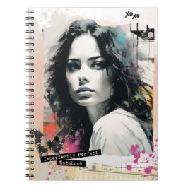 Imperfekt perfektes Notebook - Collage Women Notizblock