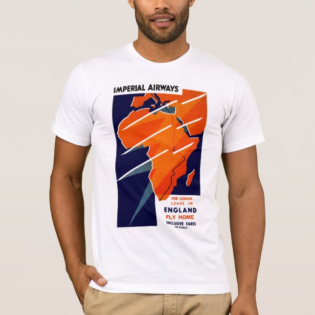 Imperial Airways Afrika T-Shirt (Vorderseite)