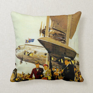 Imperial Airways-Ankunft Kissen