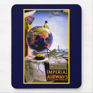 Imperial Airways Globus Mousepad