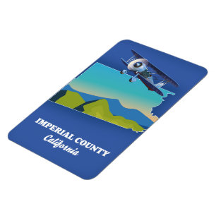Imperial Landkreis Kalifornien Reiseplan Tasse Magnet