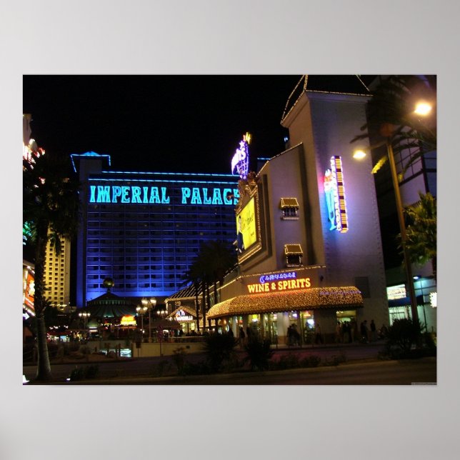 Imperial Palace & Harrahs Las Vegas Poster Print (Vorne)