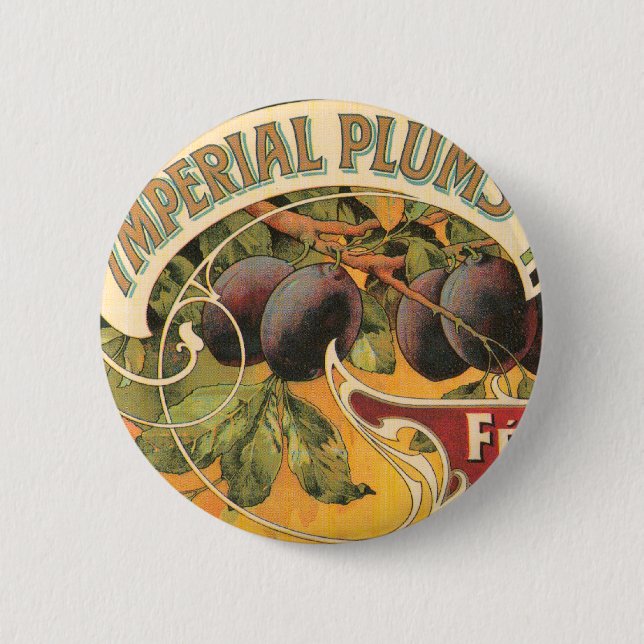 Imperial Plums Button (Vorderseite)
