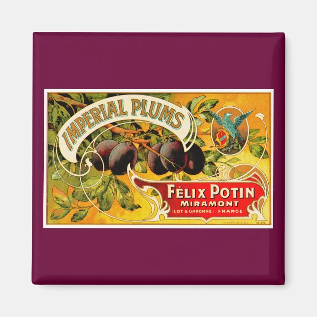 Imperial Plums Magnet (Vorne)
