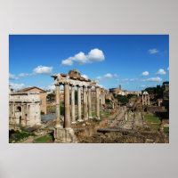 IMPERIAL ROMAN FORUM POSTER
