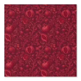 Imperial Ruby Garden | Granatapfel Persisch-(A) Tapete